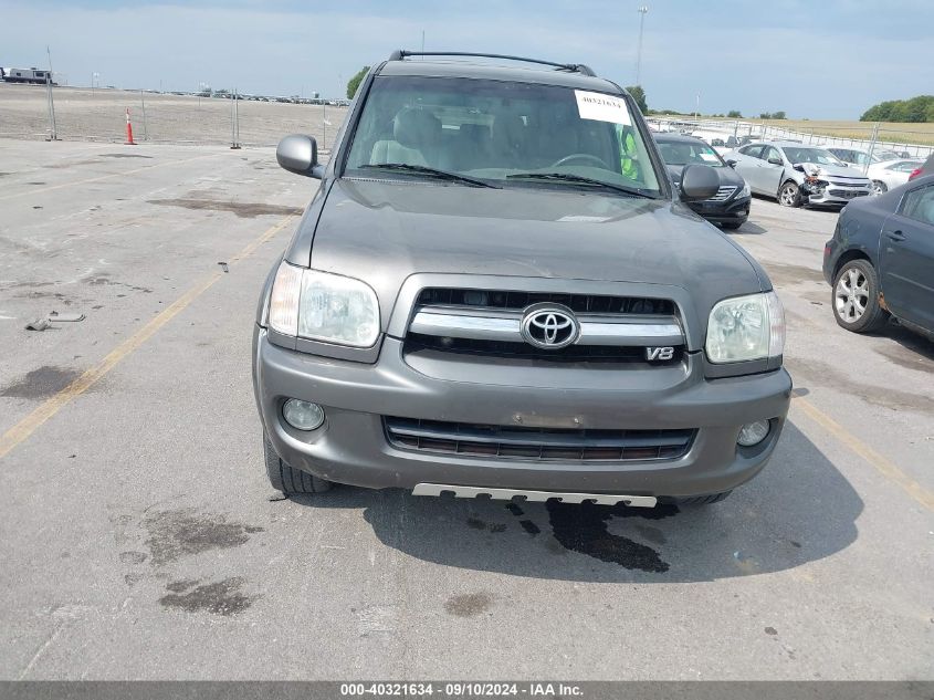 2006 Toyota Sequoia Sr5 V8 VIN: 5TDBT44A06S270457 Lot: 40321634