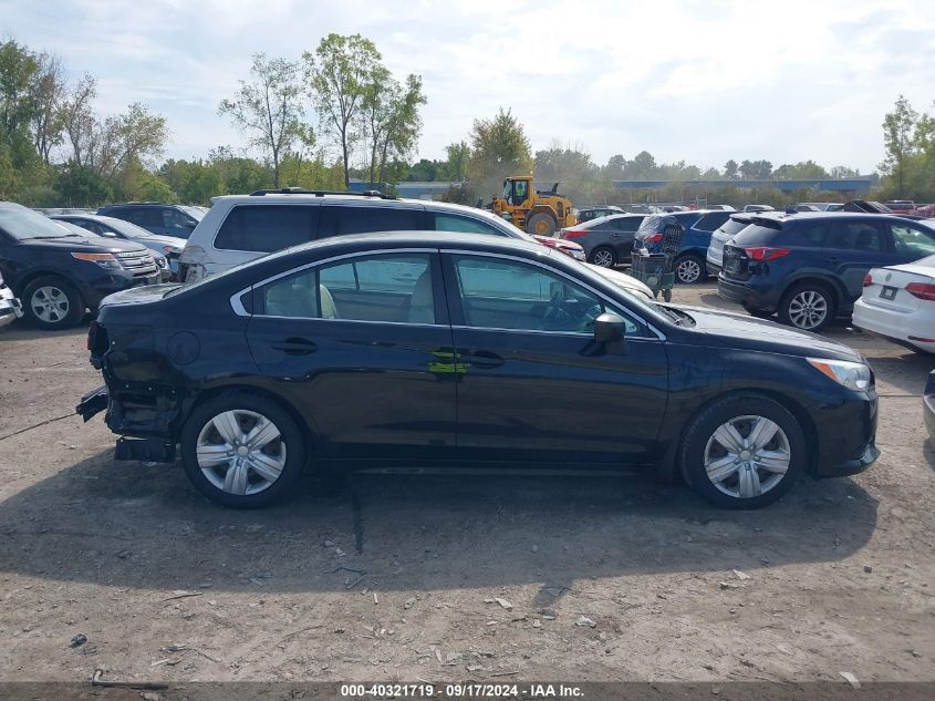 2016 Subaru Legacy 2.5I VIN: 4S3BNBA64G3031592 Lot: 40321719