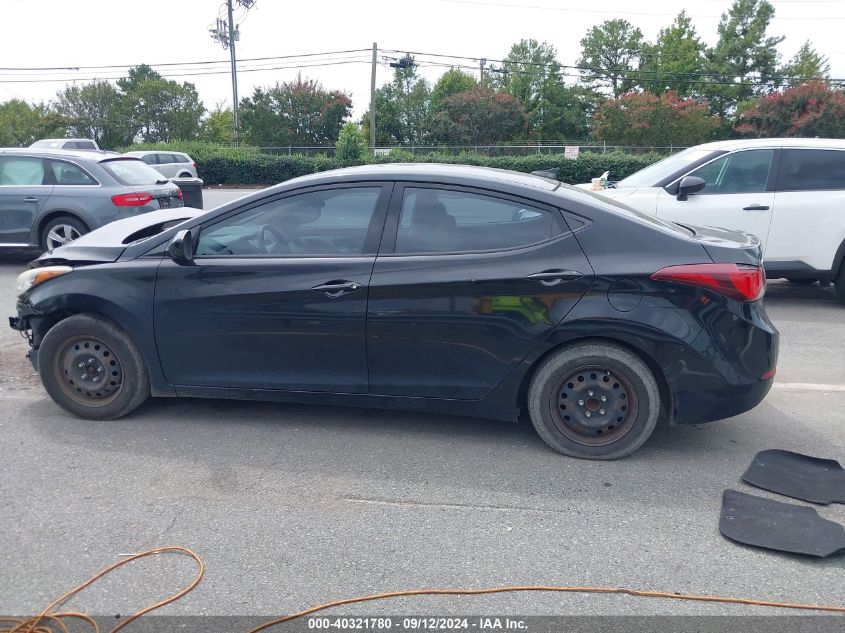 2016 Hyundai Elantra Se VIN: KMHDH4AE8GU618709 Lot: 40321780