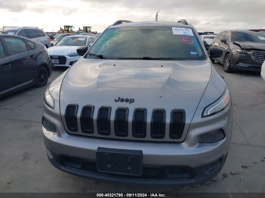 2016 Jeep Cherokee Sport VIN: 1C4PJMAB4GW305706 Lot: 40321795