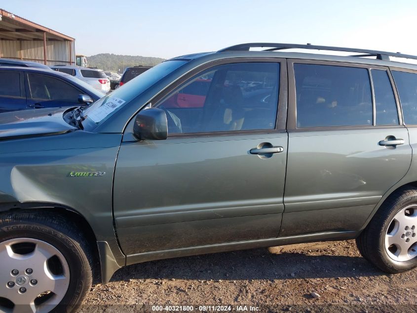 2006 Toyota Highlander Limited VIN: JTEEP21A460146801 Lot: 40321800