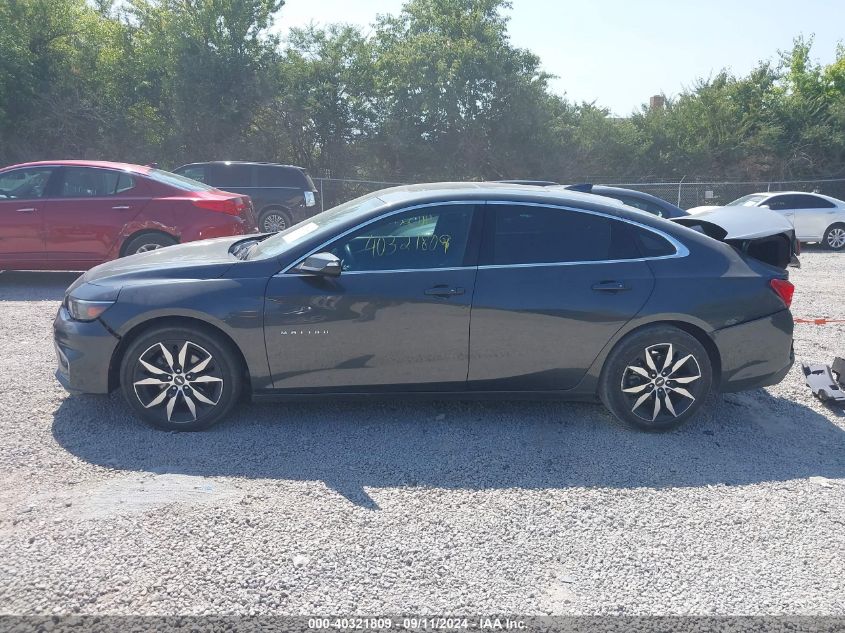 2018 Chevrolet Malibu Lt VIN: 1G1ZD5STXJF166338 Lot: 40321809