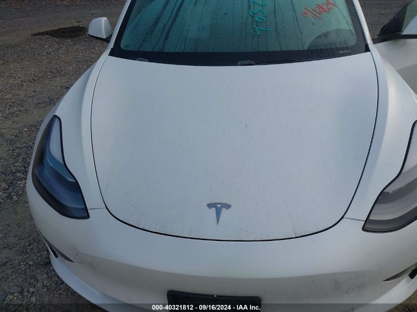 2021 Tesla Model 3 Standard Range Plus Rear-Wheel Drive VIN: 5YJ3E1EA4MF062840 Lot: 40321812