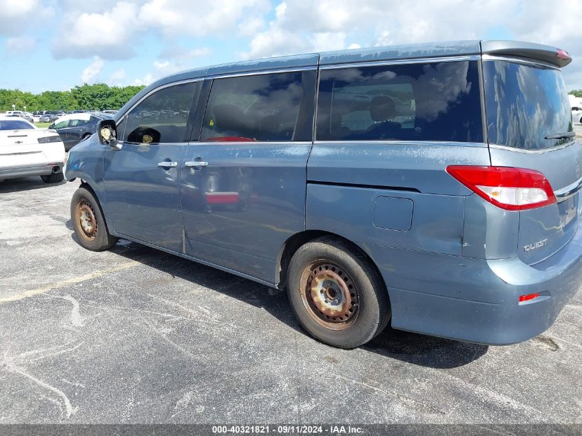 JN8AE2KP7C9030659 2012 Nissan Quest S/Sv/Sl/Le