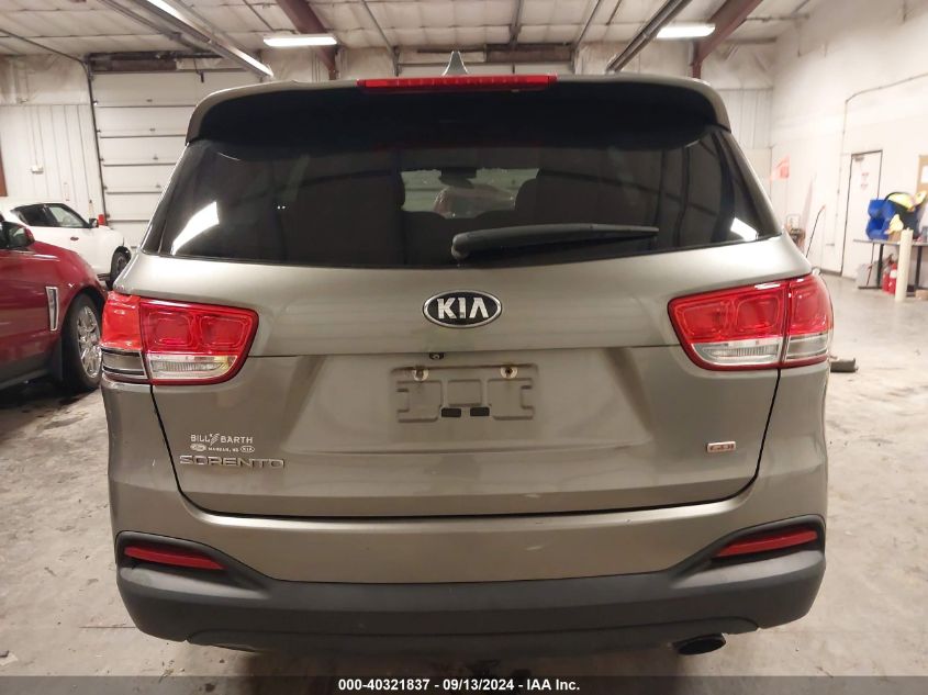 2018 Kia Sorento 2.4L Lx VIN: 5XYPGDA31JG342384 Lot: 40321837