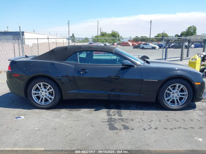 2015 Chevrolet Camaro 1Lt VIN: 2G1FD3D3XF9275984 Lot: 40321917