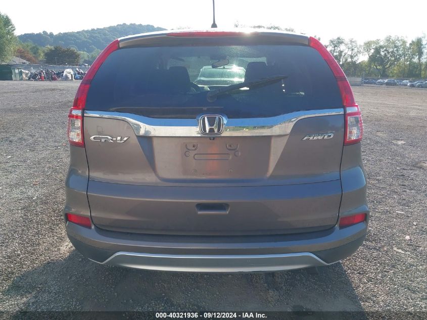 2015 Honda Cr-V Ex VIN: 5J6RM4H59FL032126 Lot: 40321936