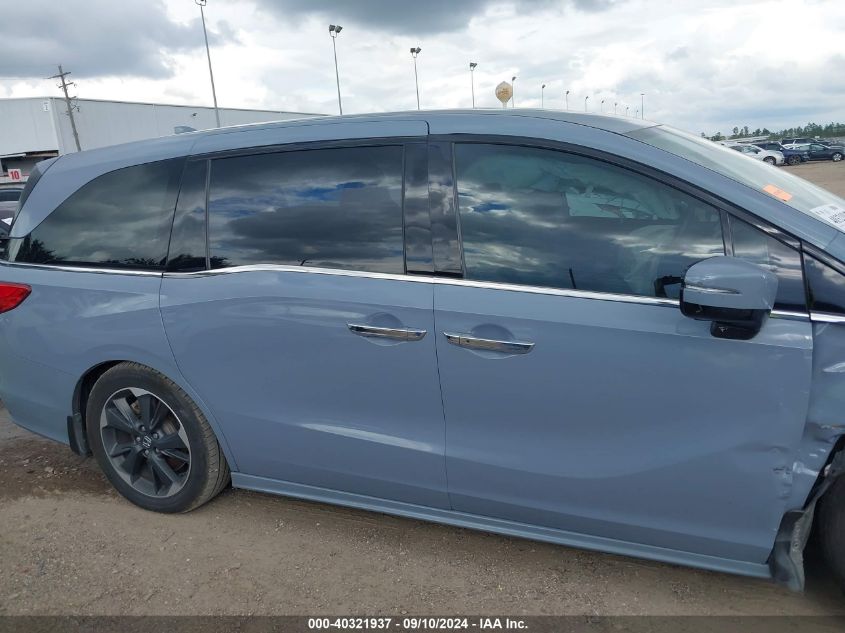 2023 Honda Odyssey Elite VIN: 5FNRL6H90PB032222 Lot: 40321937