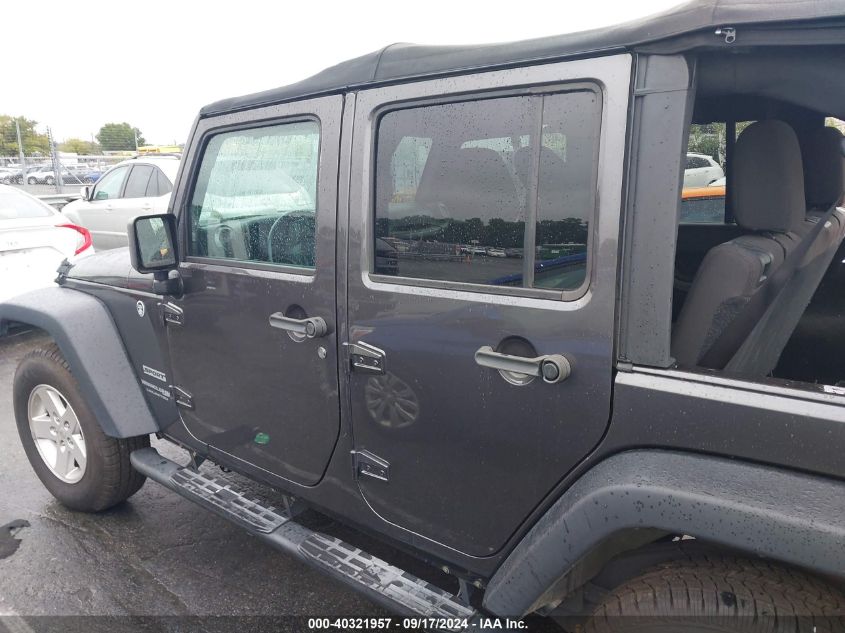 2018 Jeep Wrangler Jk Unlimited Sport VIN: 1C4BJWDG3JL859003 Lot: 40321957