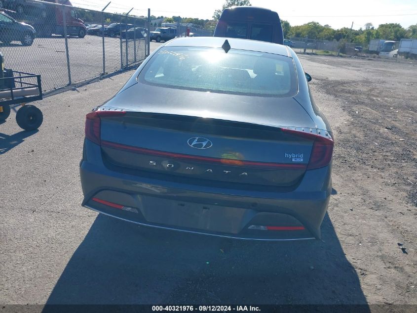 2022 Hyundai Sonata Hybrid Blue VIN: KMHL24JJ9NA048745 Lot: 40321976