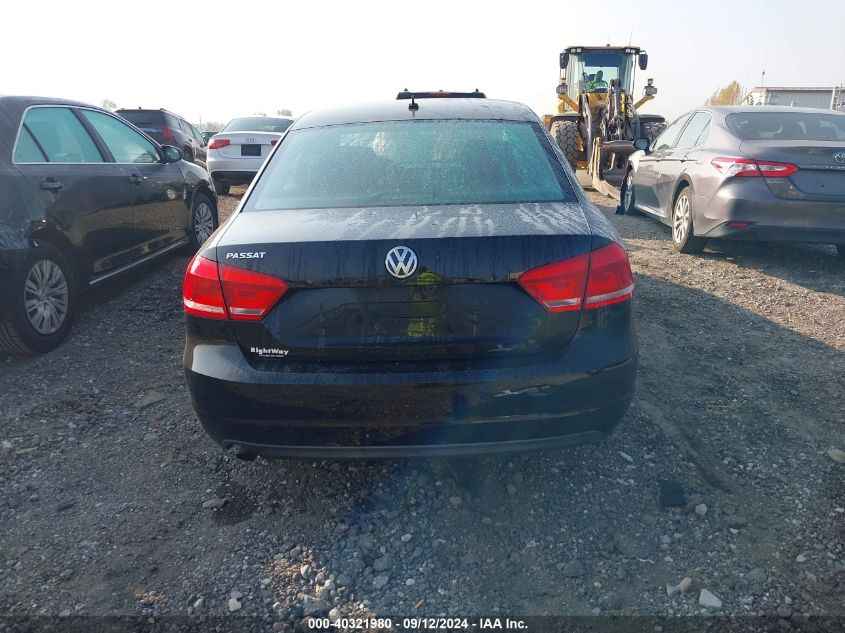 1VWAH7A37CC109912 2012 Volkswagen Passat S