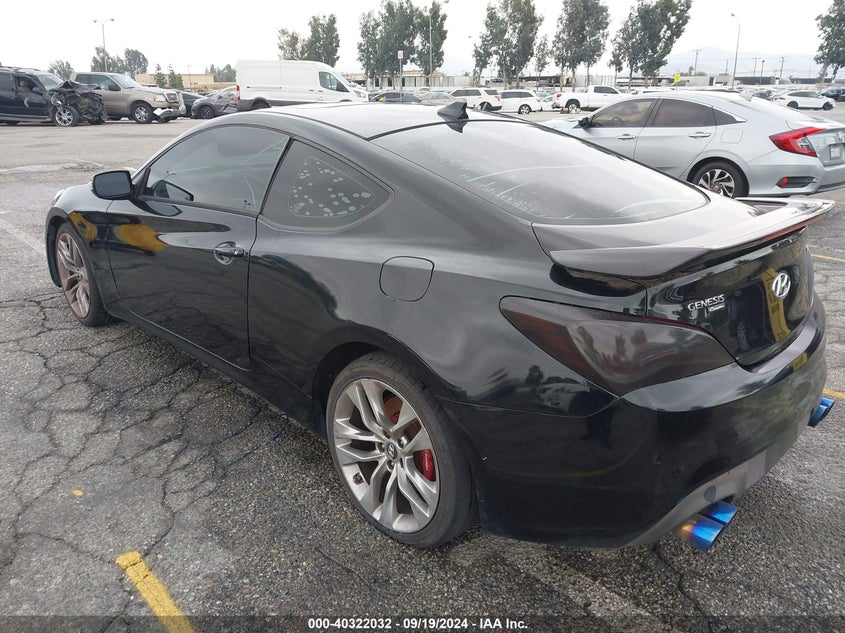Vin: kmhhu6kj8du103290, lot: 40810517, hyundai genesis 3.8 track 20133