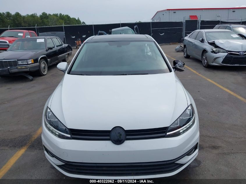 2018 Volkswagen Golf Tsi S/Tsi Se VIN: 3VWG17AU0JM250985 Lot: 40322062