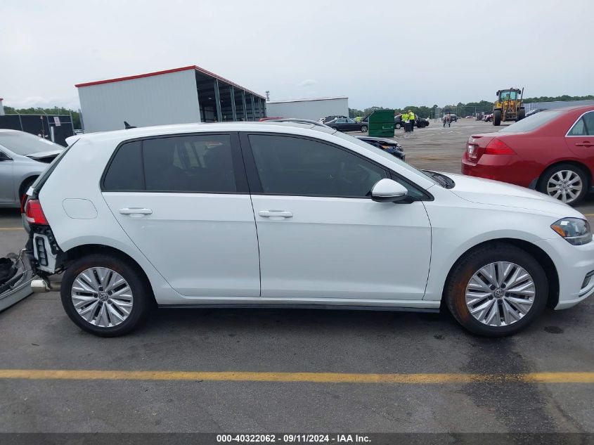 2018 Volkswagen Golf Tsi S/Tsi Se VIN: 3VWG17AU0JM250985 Lot: 40322062