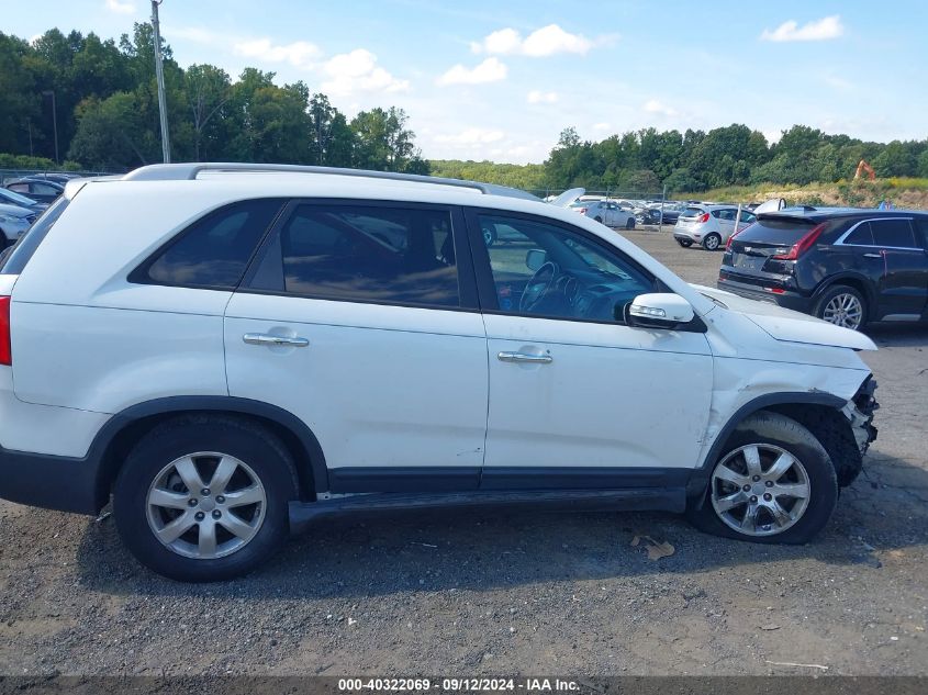 2012 Kia Sorento Lx VIN: 5XYKT3A6XCG240806 Lot: 40322069