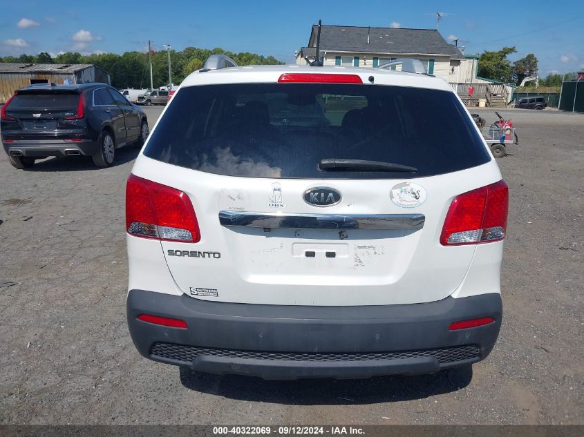 2012 Kia Sorento Lx VIN: 5XYKT3A6XCG240806 Lot: 40322069