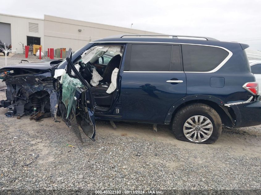 2020 Nissan Armada Sv 4Wd VIN: JN8AY2NCXLX516328 Lot: 40322103