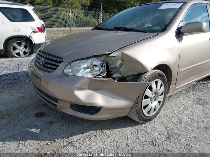 2004 Toyota Corolla Ce/Le/S VIN: 1NXBR32E94Z323546 Lot: 40322105