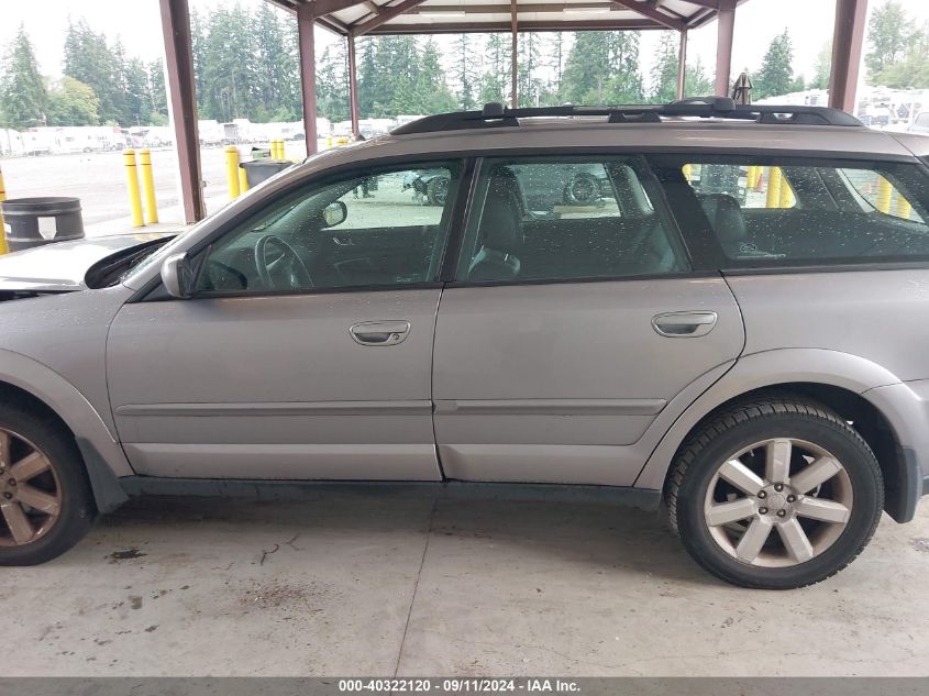 2008 Subaru Outback 2.5I Limited VIN: 4S4BP62C587352858 Lot: 40322120