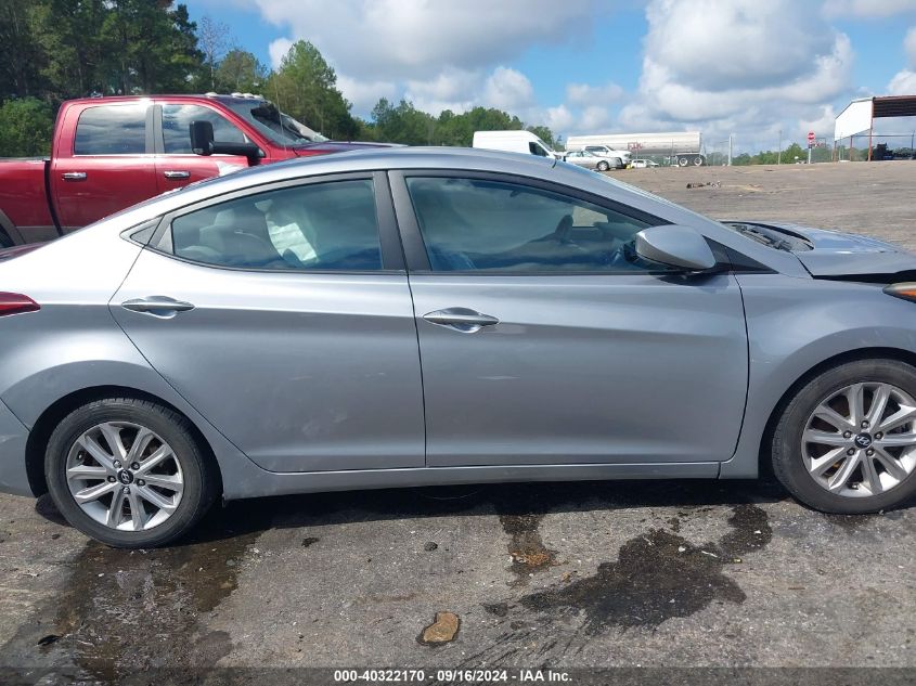 2015 Hyundai Elantra Se VIN: 5NPDH4AE7FH599759 Lot: 40322170