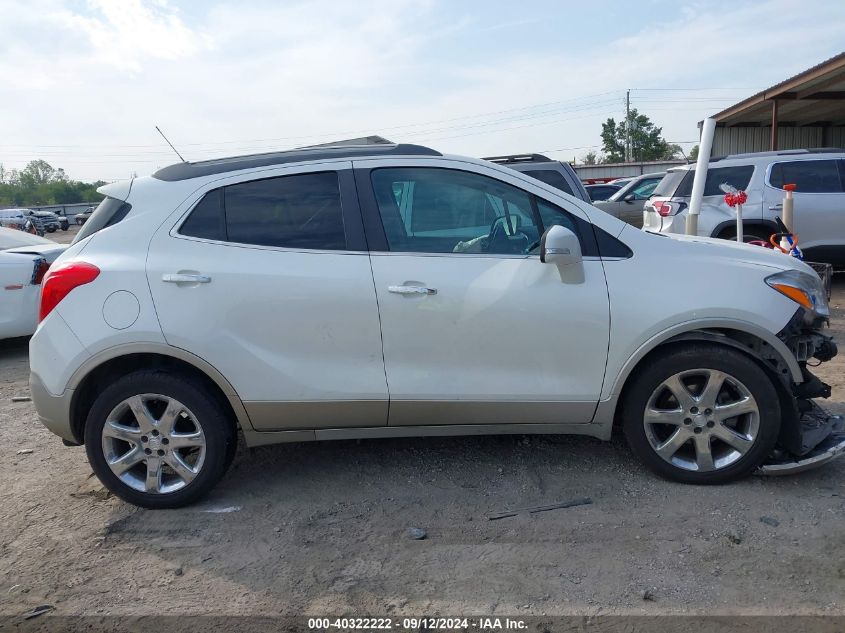 2016 Buick Encore Premium VIN: KL4CJHSBXGB637879 Lot: 40322222