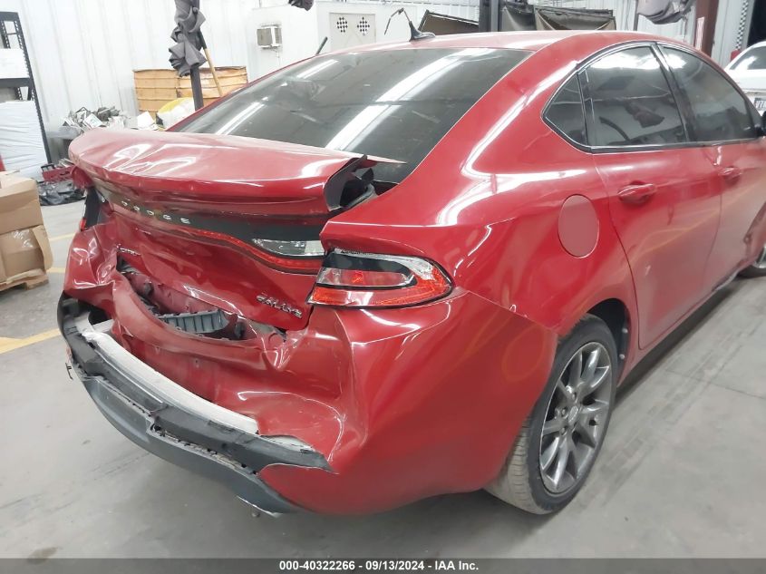 2013 Dodge Dart Sxt VIN: 1C3CDFBA3DD178854 Lot: 40322266