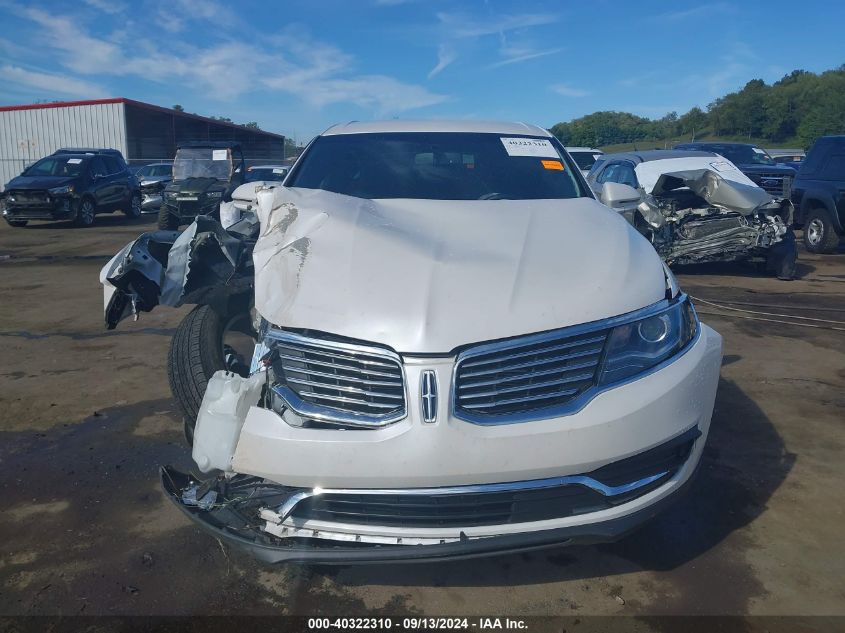 2018 Lincoln Mkx Premier VIN: 2LMPJ8JR3JBL30044 Lot: 40322310