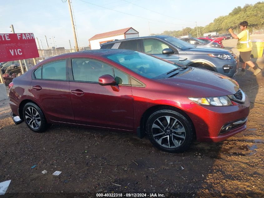 2013 Honda Civic Ex-L VIN: 19XFB2F99DE055274 Lot: 40322318