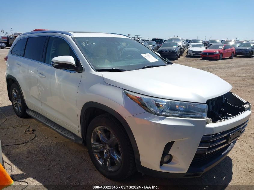 2017 TOYOTA HIGHLANDER LIMITED PLATINUM - 5TDDZRFH6HS468803