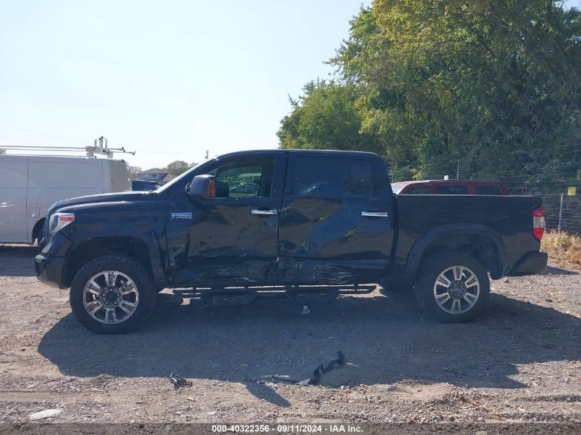 2018 Toyota Tundra Platinum 5.7L V8 VIN: 5TFAY5F12JX685086 Lot: 40322356