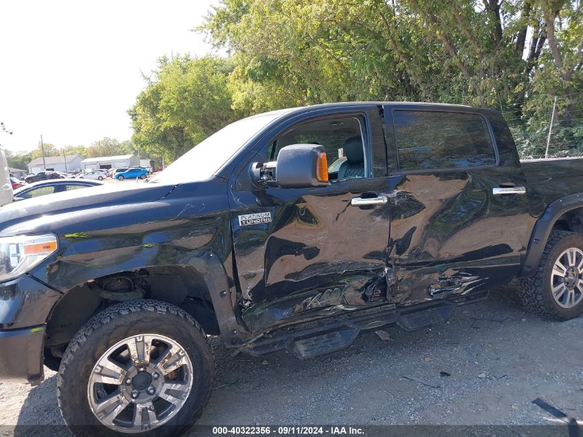 5TFAY5F12JX685086 2018 Toyota Tundra Platinum 5.7L V8