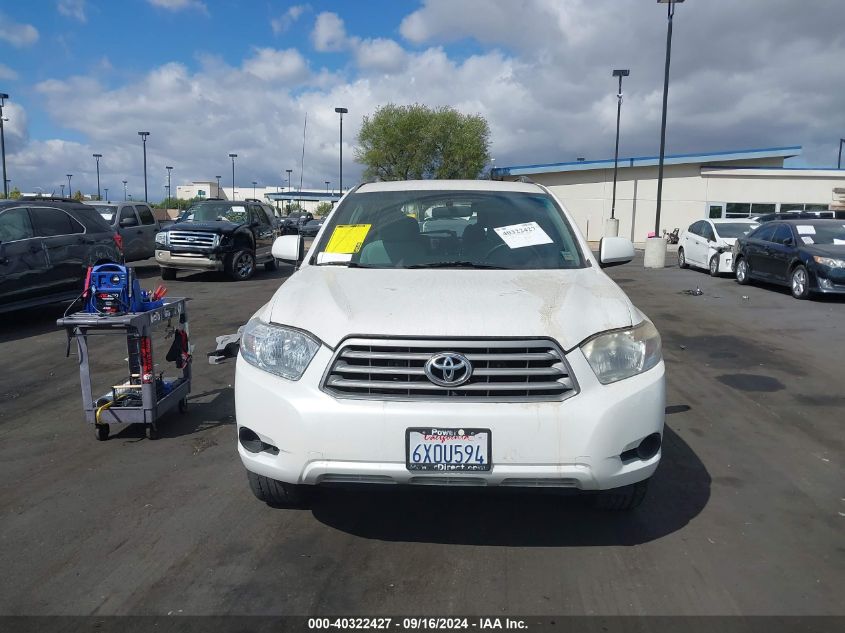 5TDZK3EH4AS015391 2010 Toyota Highlander Base V6