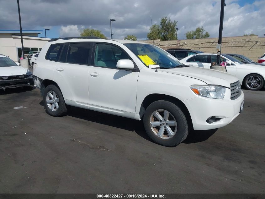 2010 Toyota Highlander Base V6 VIN: 5TDZK3EH4AS015391 Lot: 40322427