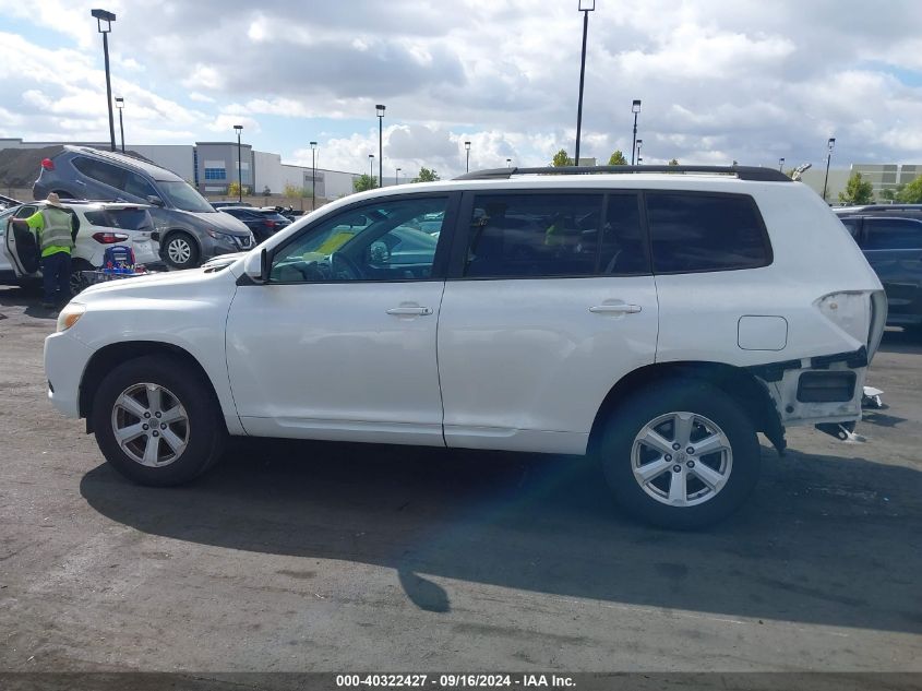 5TDZK3EH4AS015391 2010 Toyota Highlander Base V6