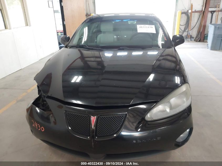 2004 Pontiac Grand Prix Gt1 VIN: 2G2WP542X41209226 Lot: 40322430