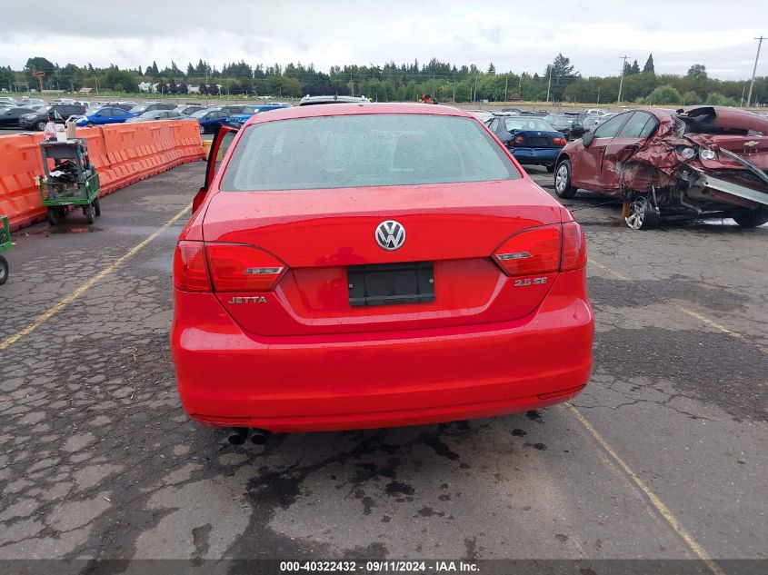 3VWDP7AJXDM292270 2013 Volkswagen Jetta 2.5L Se