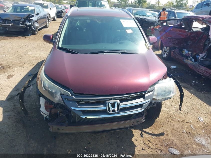 2014 Honda Cr-V Ex-L VIN: 5J6RM4H72EL006869 Lot: 40322436