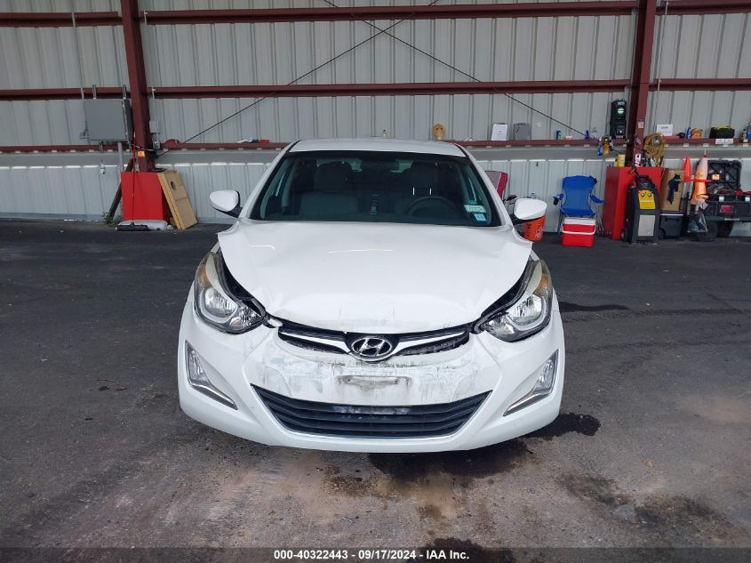 2015 Hyundai Elantra Se VIN: 5NPDH4AE8FH627942 Lot: 40322443