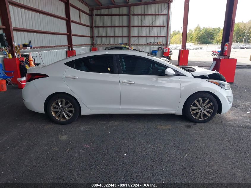 2015 Hyundai Elantra Se VIN: 5NPDH4AE8FH627942 Lot: 40322443