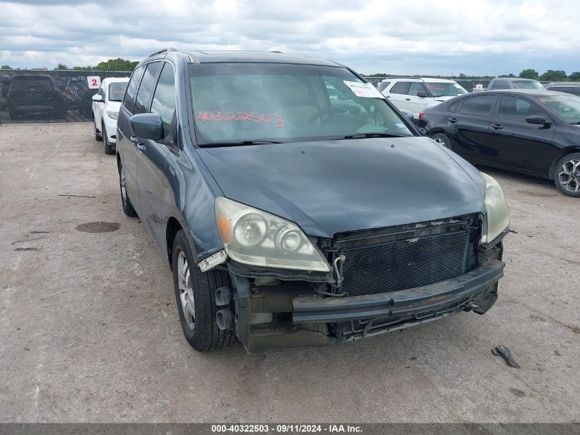 2005 Honda Odyssey Ex-L VIN: 5FNRL38695B052292 Lot: 40322503