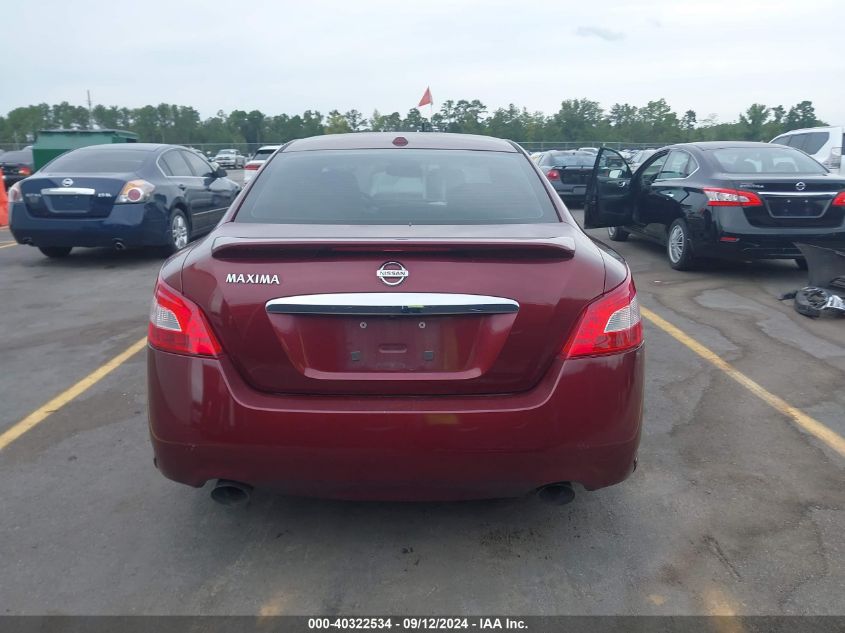 2009 Nissan Maxima 3.5 Sv VIN: 1N4AA51E19C826527 Lot: 40322534