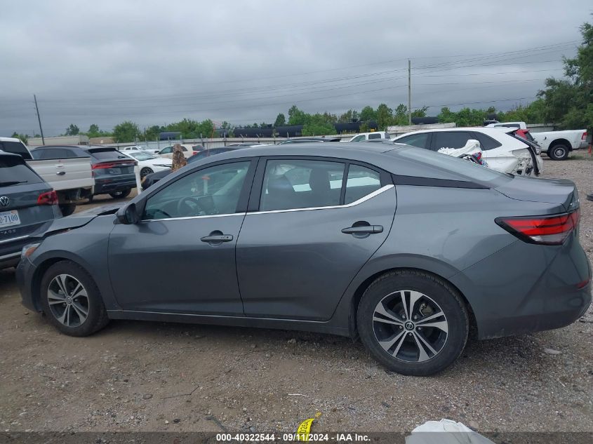 2022 Nissan Sentra Sv VIN: 3N1AB8CV1NY290575 Lot: 40322544