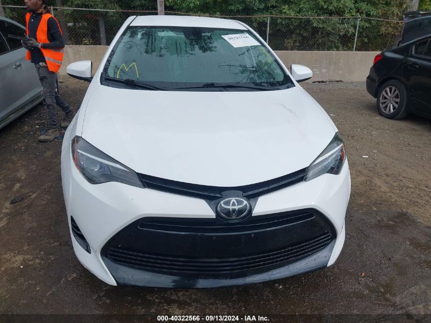 2018 Toyota Corolla Le VIN: 2T1BURHE9JC970616 Lot: 40322566