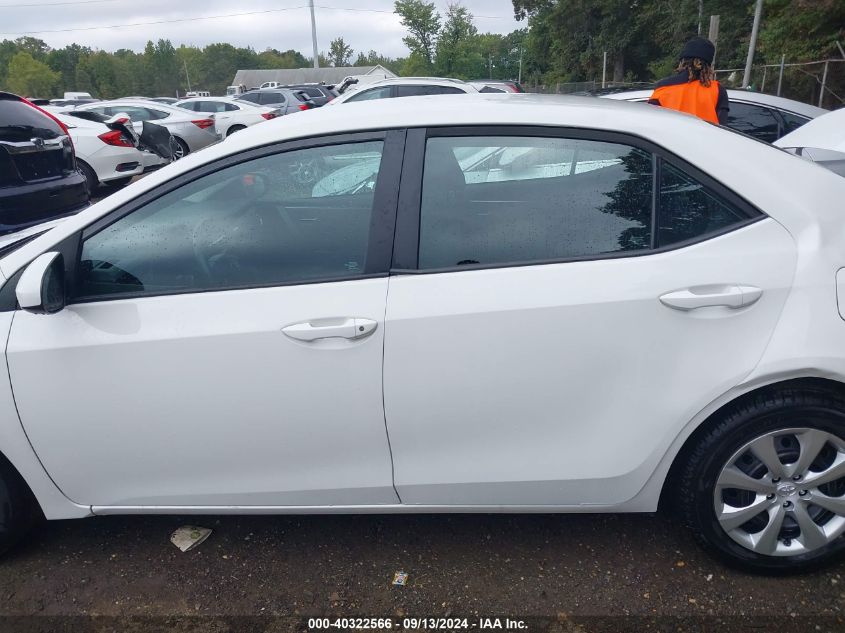 2018 Toyota Corolla Le VIN: 2T1BURHE9JC970616 Lot: 40322566