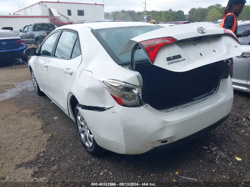 2018 Toyota Corolla Le VIN: 2T1BURHE9JC970616 Lot: 40322566