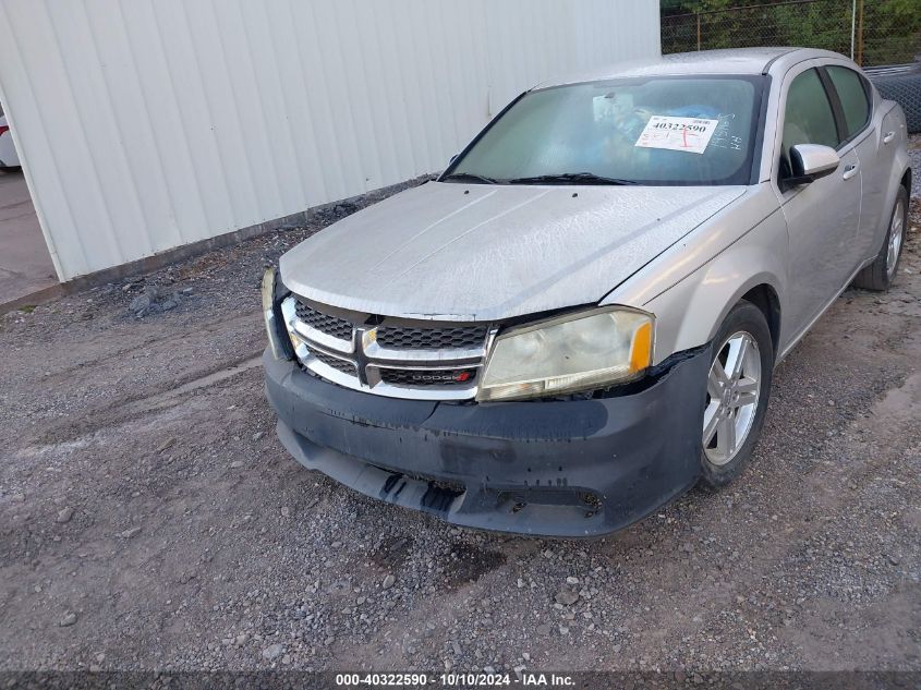 2012 Dodge Avenger Sxt VIN: 1C3CDZCB8CN195165 Lot: 40322590