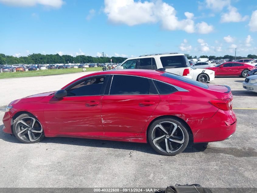 2021 Honda Accord Sport 2.0T VIN: 1HGCV2F39MA001757 Lot: 40322608