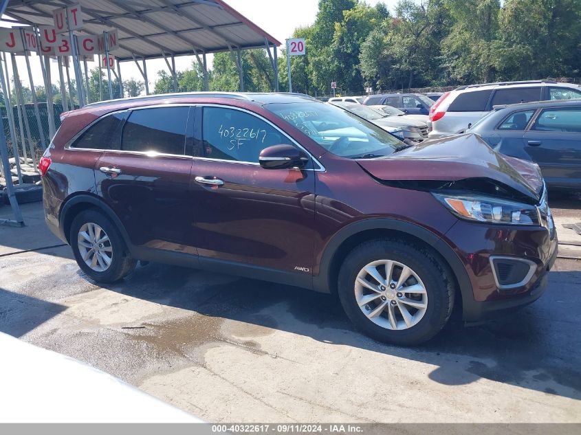 2017 Kia Sorento Lx/L VIN: 5XYPGDA35HG289683 Lot: 40322617