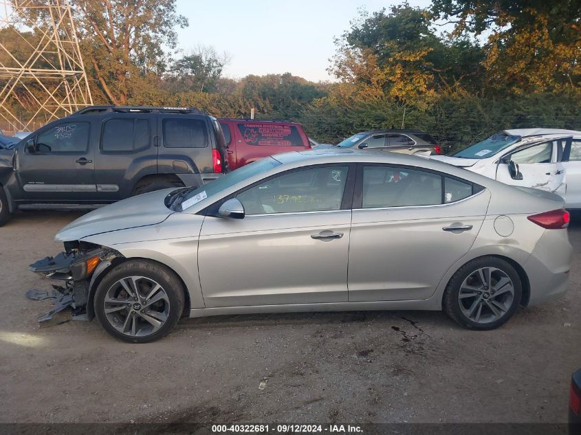 2017 Hyundai Elantra Se/Value/Limited VIN: KMHD84LFXHU061955 Lot: 40322681