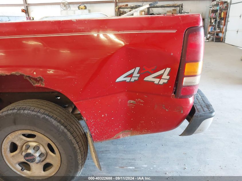 2003 GMC Sierra 1500 Work Truck VIN: 1GTEK14X13Z196575 Lot: 40322688